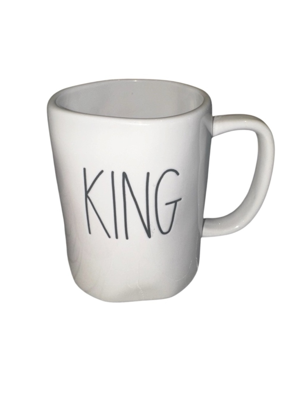 RAE DUNN Artisan Collection "KING" Coffee Tea Mug Cup By Magenta